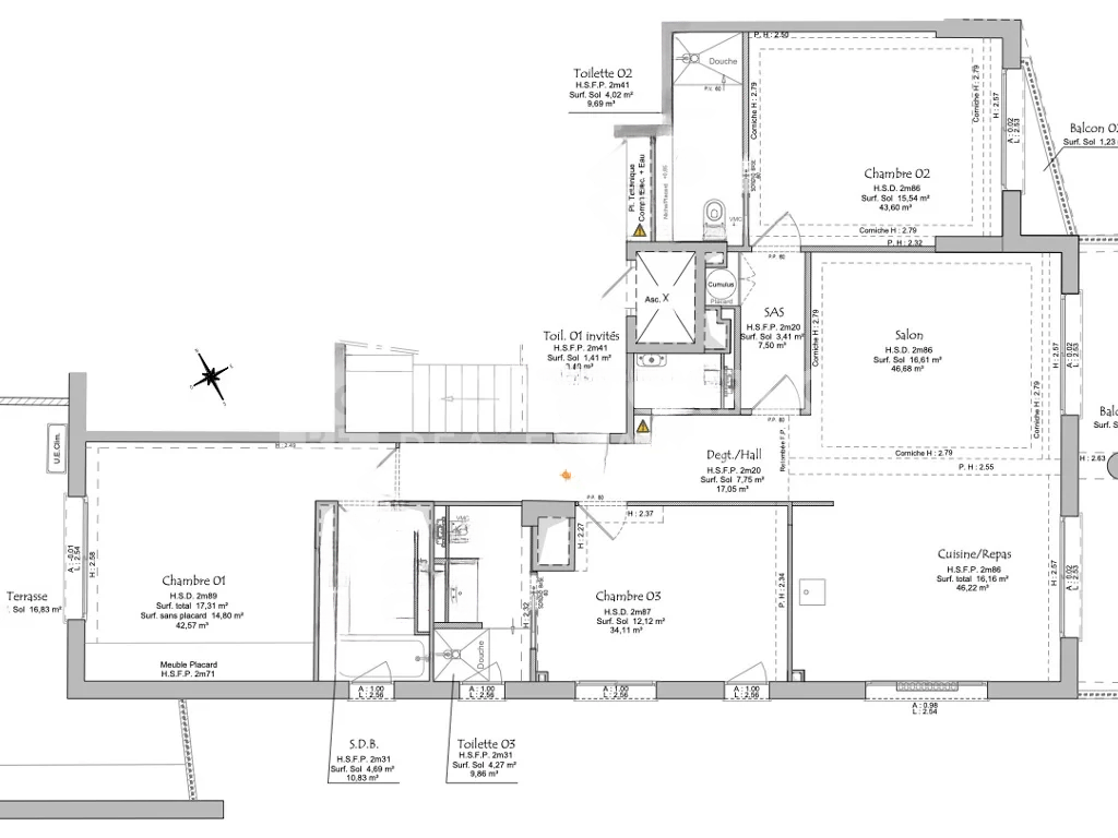 Квартира в Монако, Монако, 153 м² - фото 3