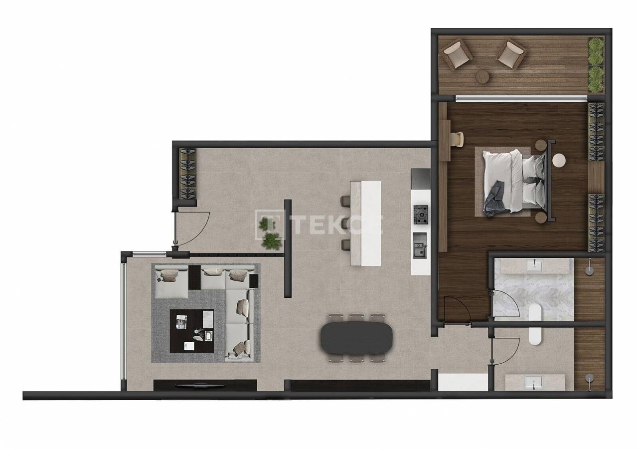 Апартаменты в Бодруме, Турция, 266 м² - фото 11