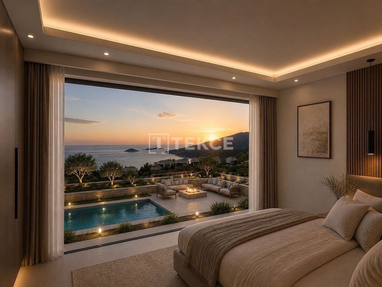 Апартаменты в Калкане, Турция, 80 м² - фото 13