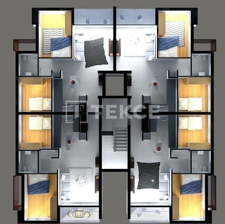 Апартаменты в Лефкоше, Кипр, 75 м² - фото 15