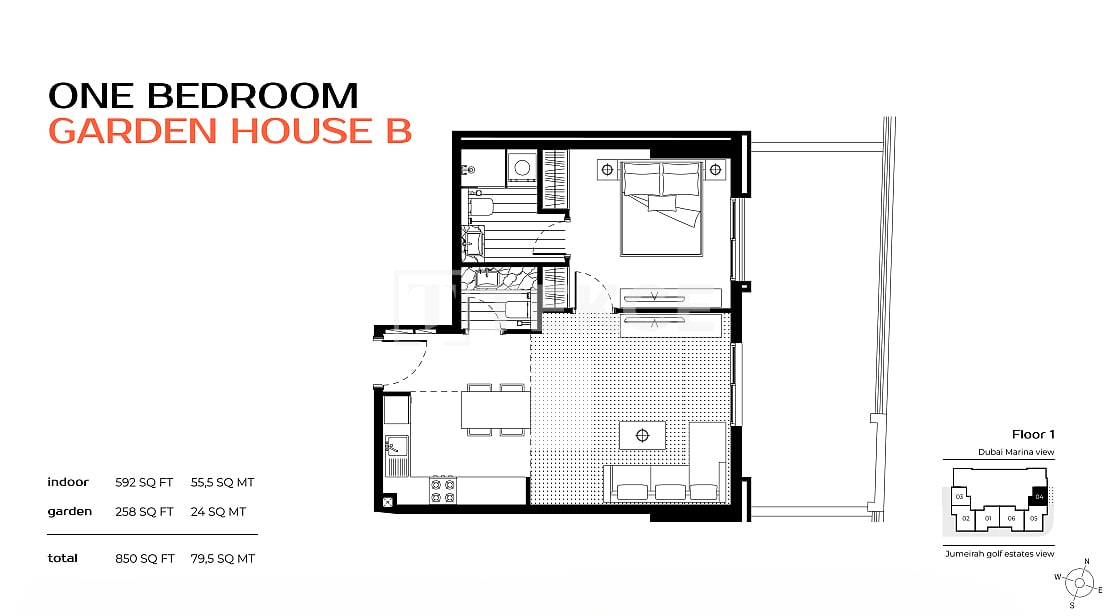 Апартаменты в Дубае, ОАЭ, 88 м² - фото 17