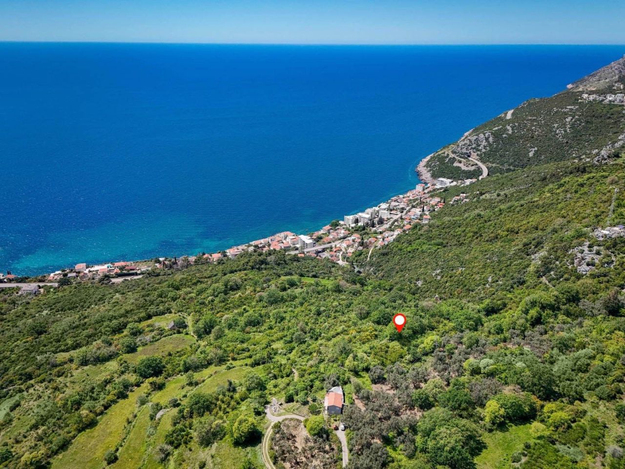 Земля в Добра Воде, Черногория, 8 853 м² - фото 4