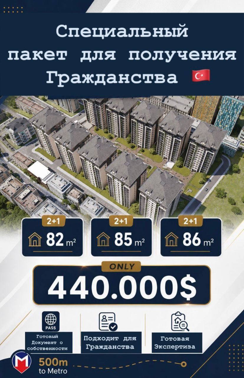 Квартира в Стамбуле, Турция, 85 м² - фото 1