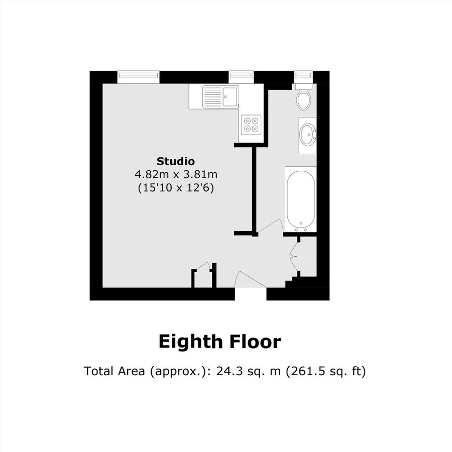 Квартира в Лондоне, Великобритания, 24 м² - фото 4