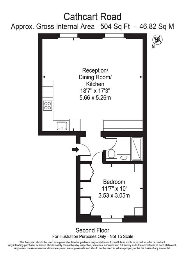 Квартира в Лондоне, Великобритания, 47 м² - фото 13