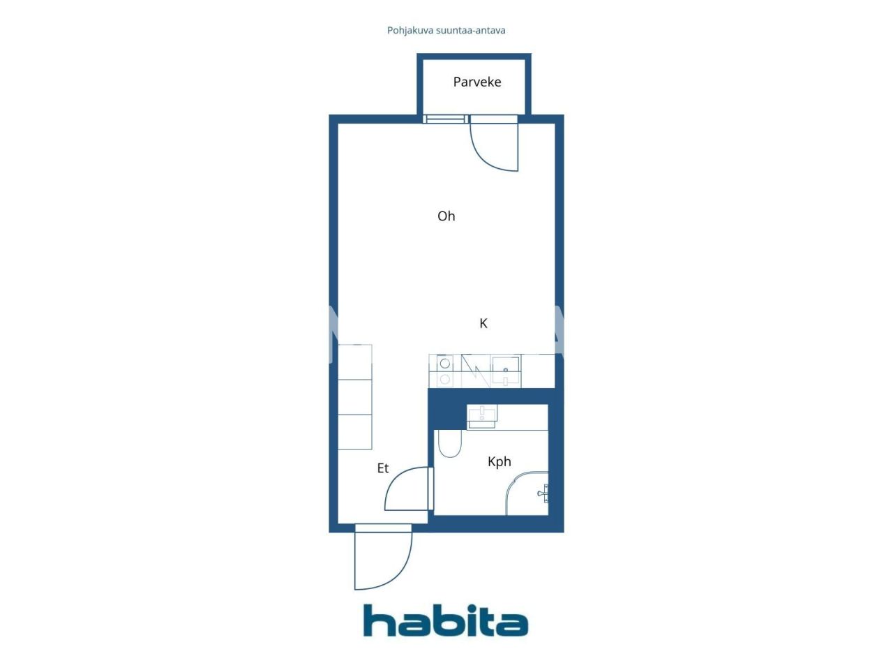 Апартаменты в Кирконумми, Финляндия, 27 м² - фото 2