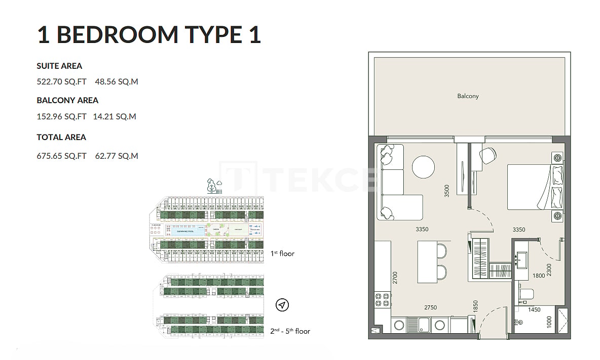 Апартаменты в Дубае, ОАЭ, 41 м² - фото 13