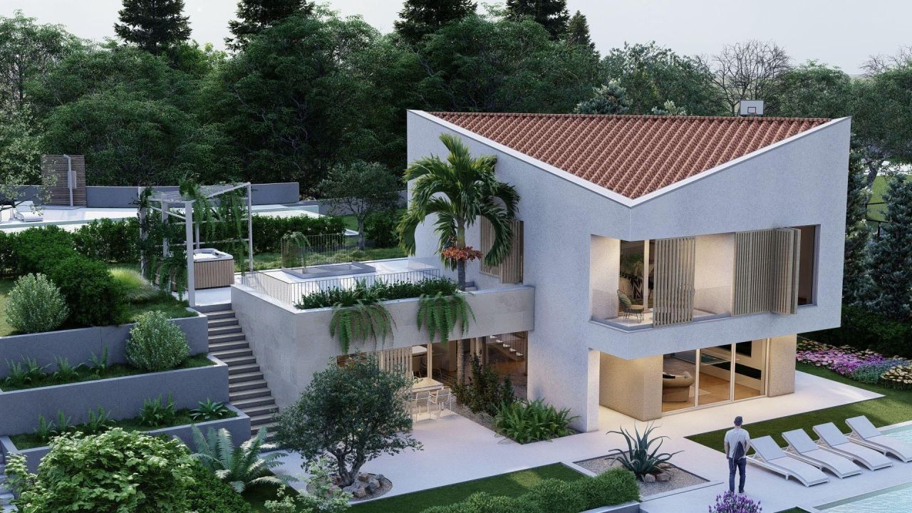 Вилла в Малинска-Дубашнице, Хорватия, 200 м² - фото 1