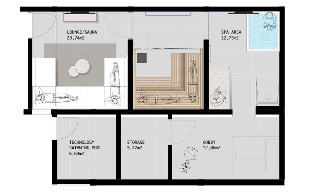Вилла Dugi Rat, Хорватия, 420 м² - фото 12