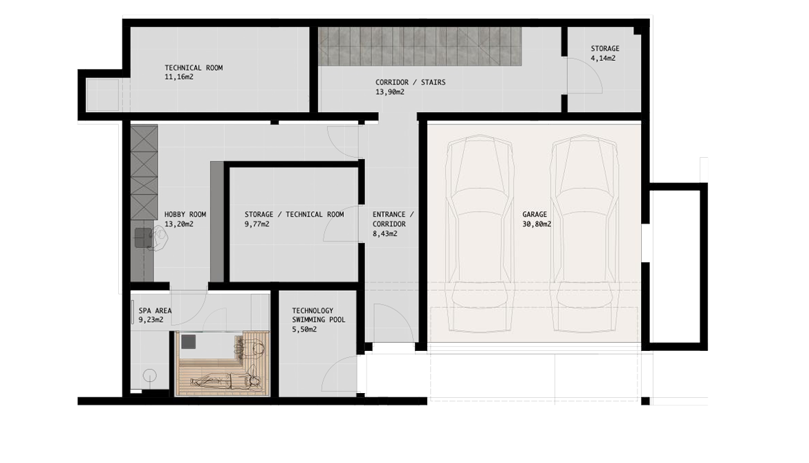 Вилла Dugi Rat, Хорватия, 355 м² - фото 15