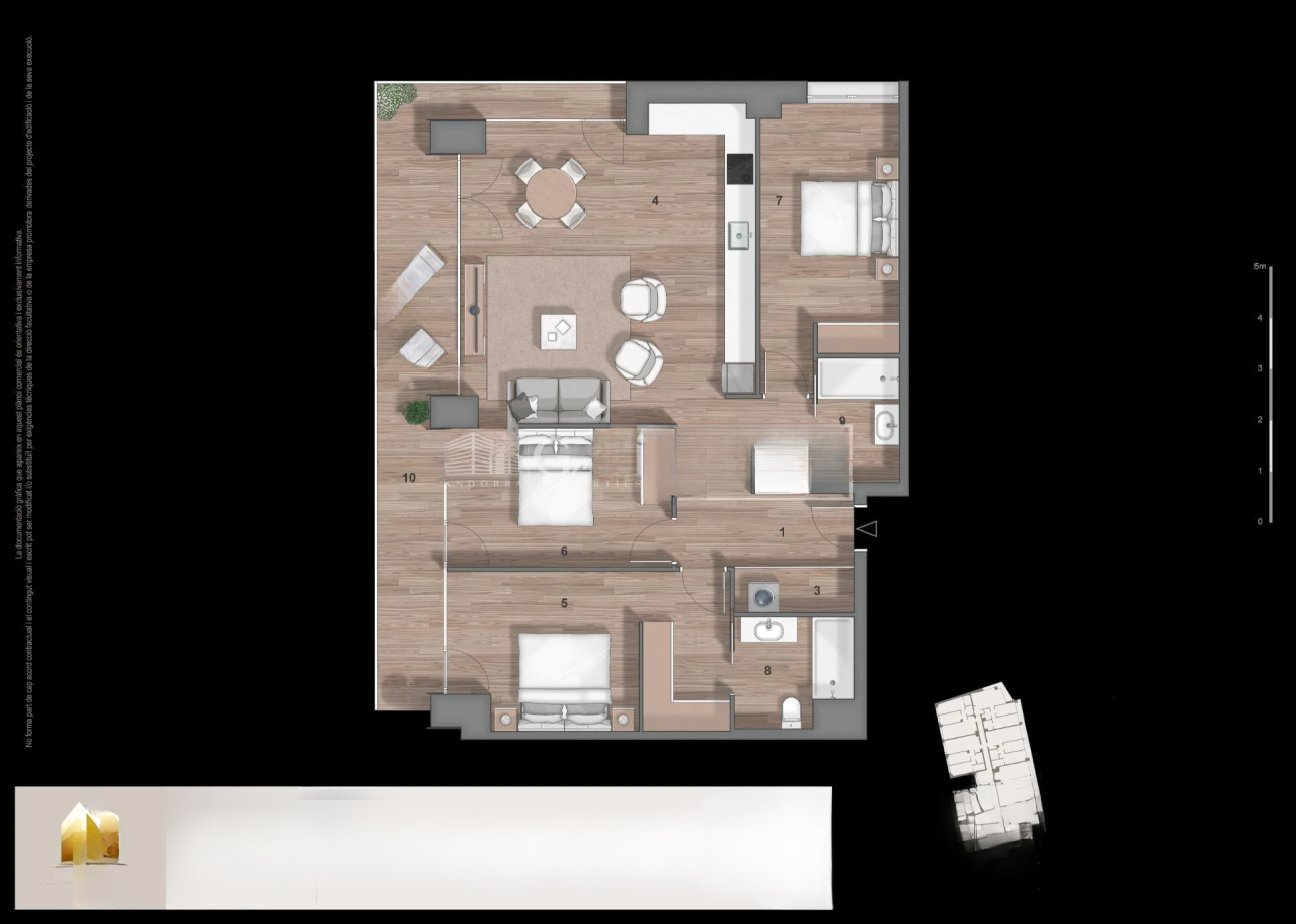 Квартира в Андорра-ла-Велье, Андорра, 131 м² - фото 11