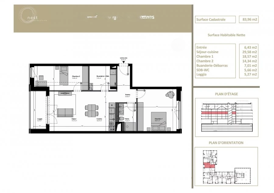 Квартира в Люксембурге, Люксембург, 84 м² - фото 2