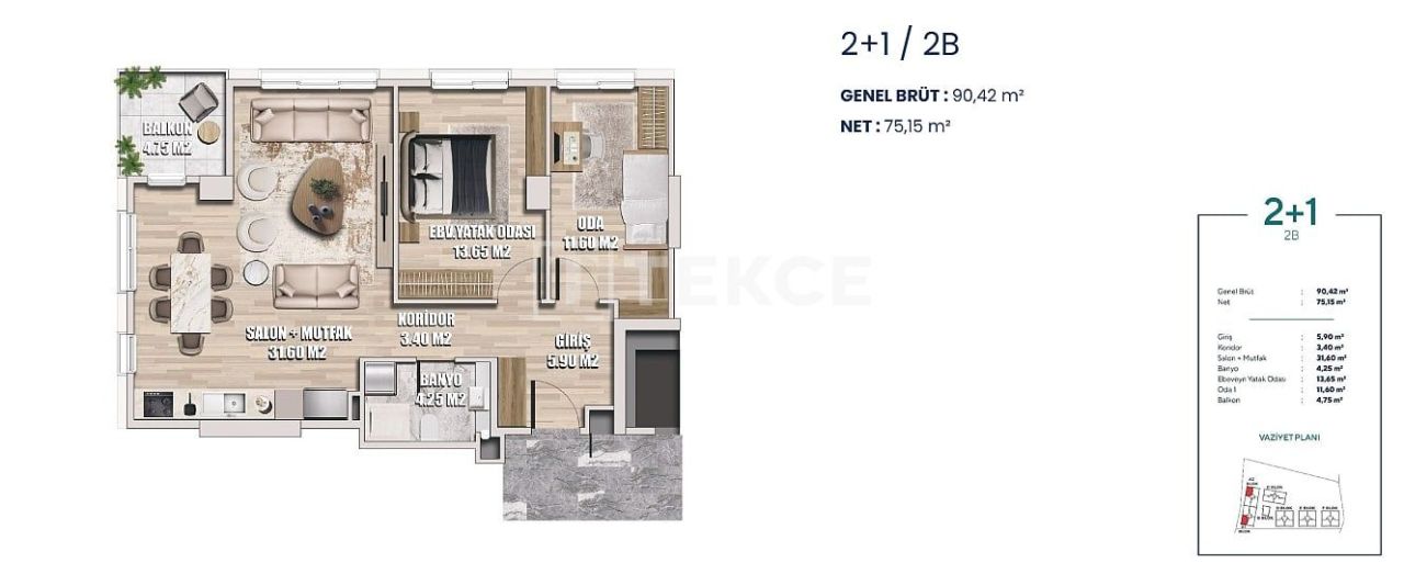 Апартаменты в Стамбуле, Турция, 200 м² - фото 18