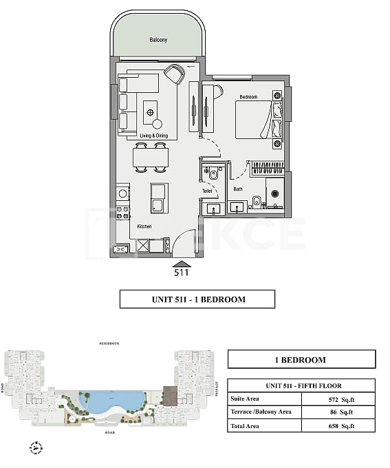 Апартаменты в Дубае, ОАЭ, 75 м² - фото 19