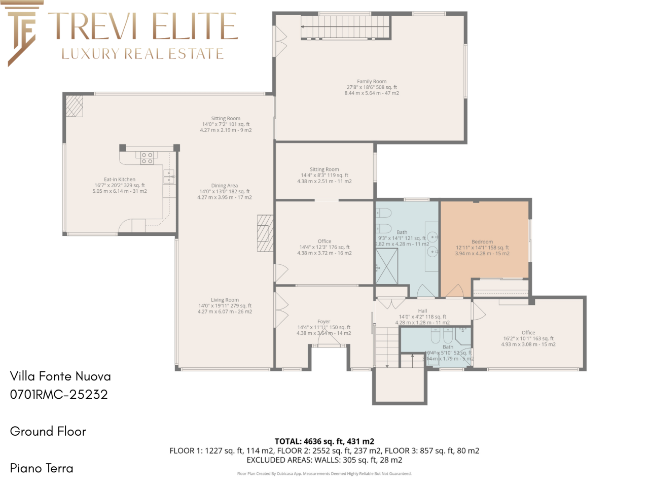 Вилла в Риме, Италия, 700 м² - фото 18