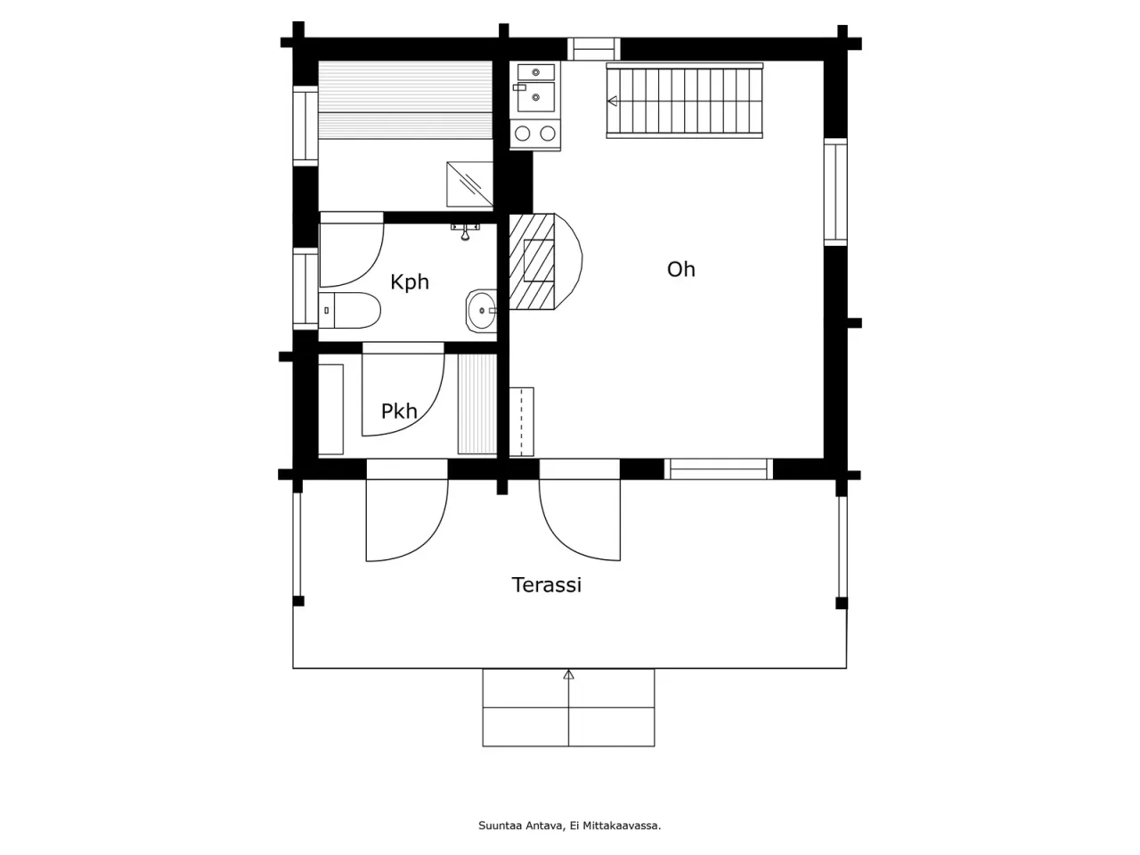 Коттедж в Иисалми, Финляндия, 35 м² - фото 9