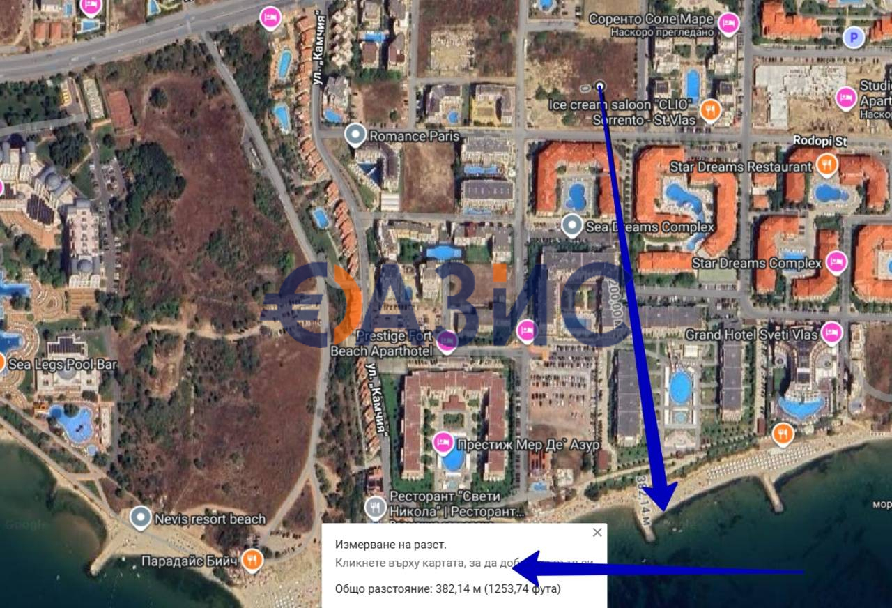 Апартаменты в Святом Власе, Болгария, 44 м² - фото 14