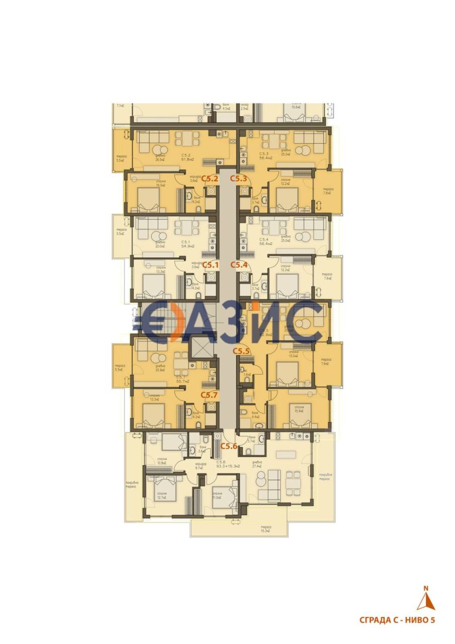 Апартаменты в Святом Власе, Болгария, 151.3 м² - фото 15