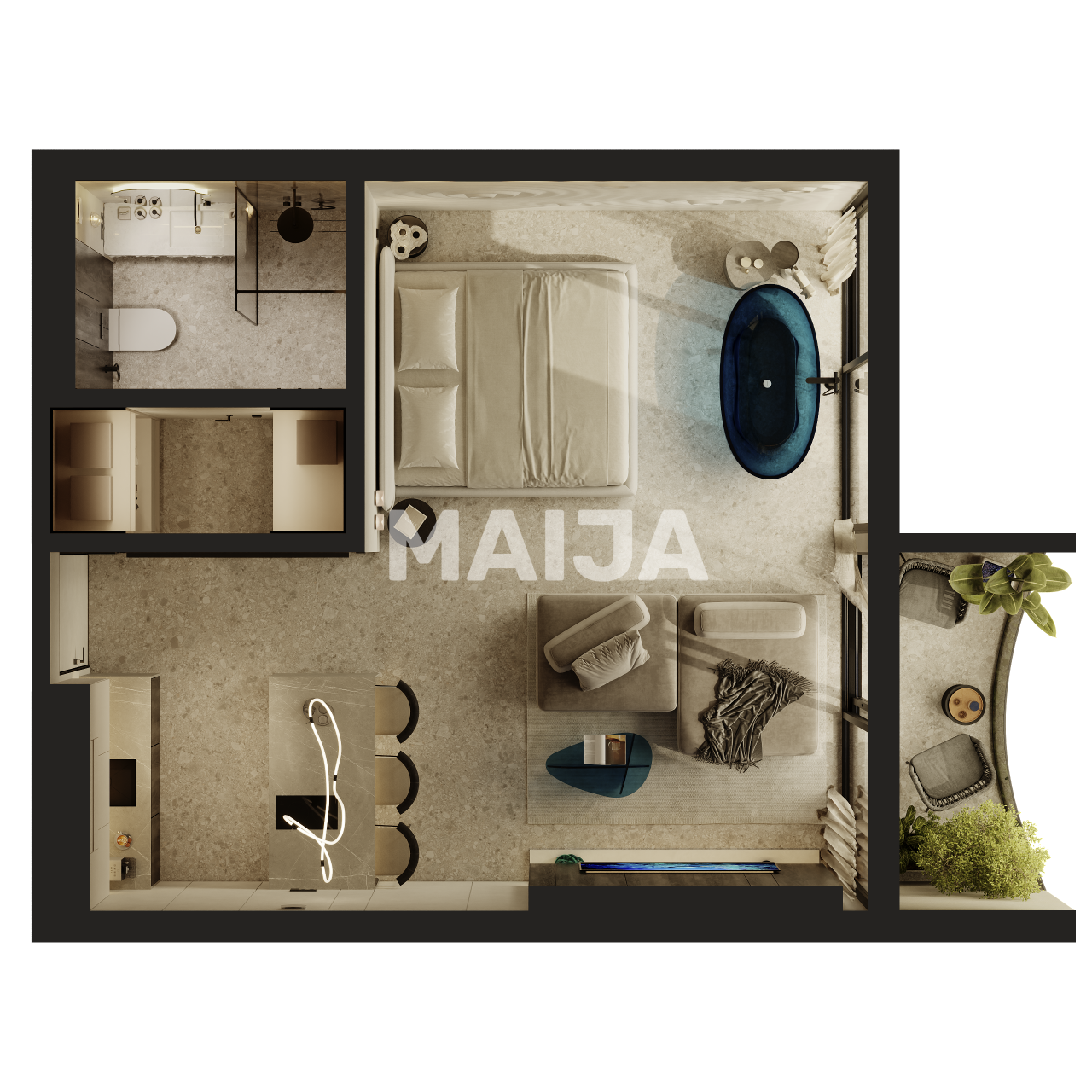 Вилла в Буките, Индонезия, 39 м² - фото 2