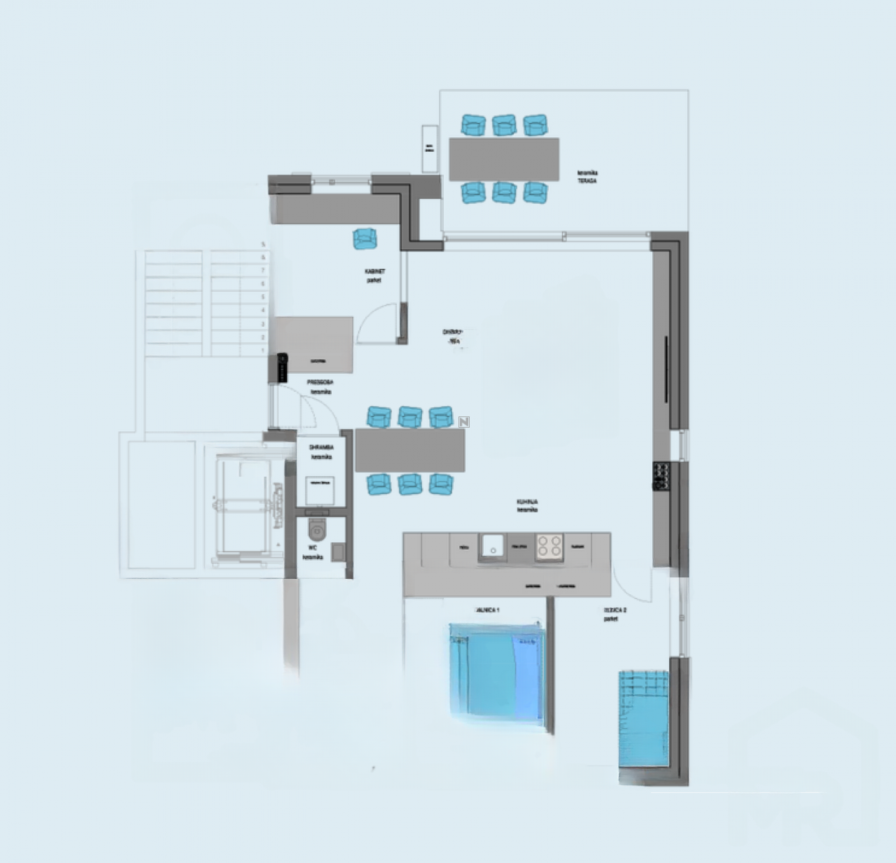 Квартира в Изоле, Словения, 90 м² - фото 9