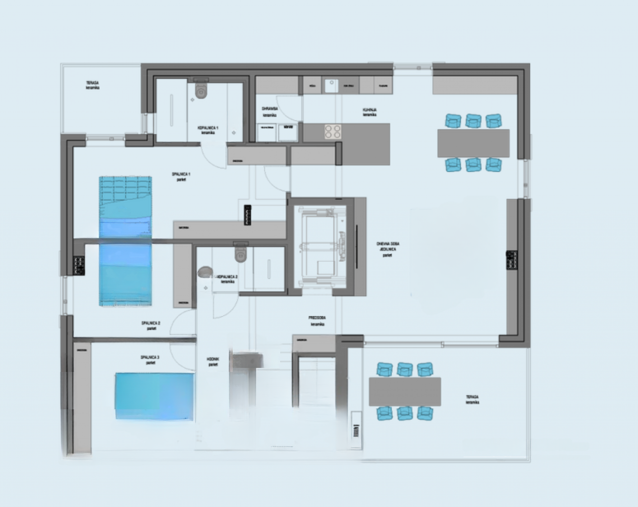 Квартира в Изоле, Словения, 173 м² - фото 9