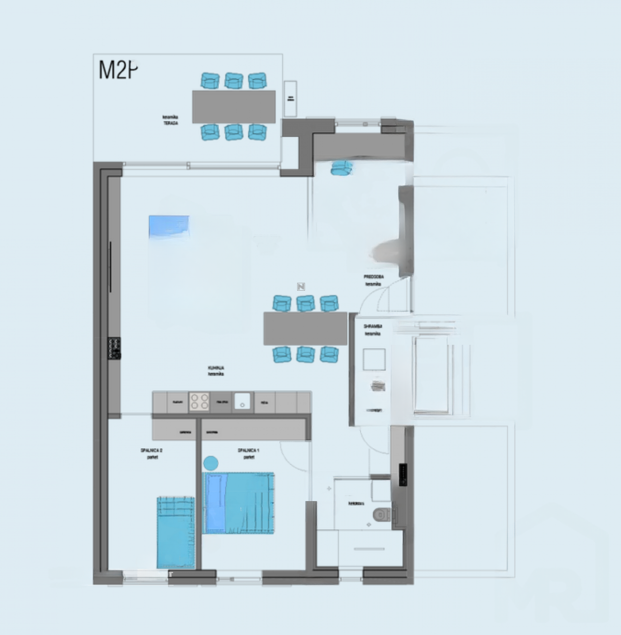 Квартира в Изоле, Словения, 90 м² - фото 9