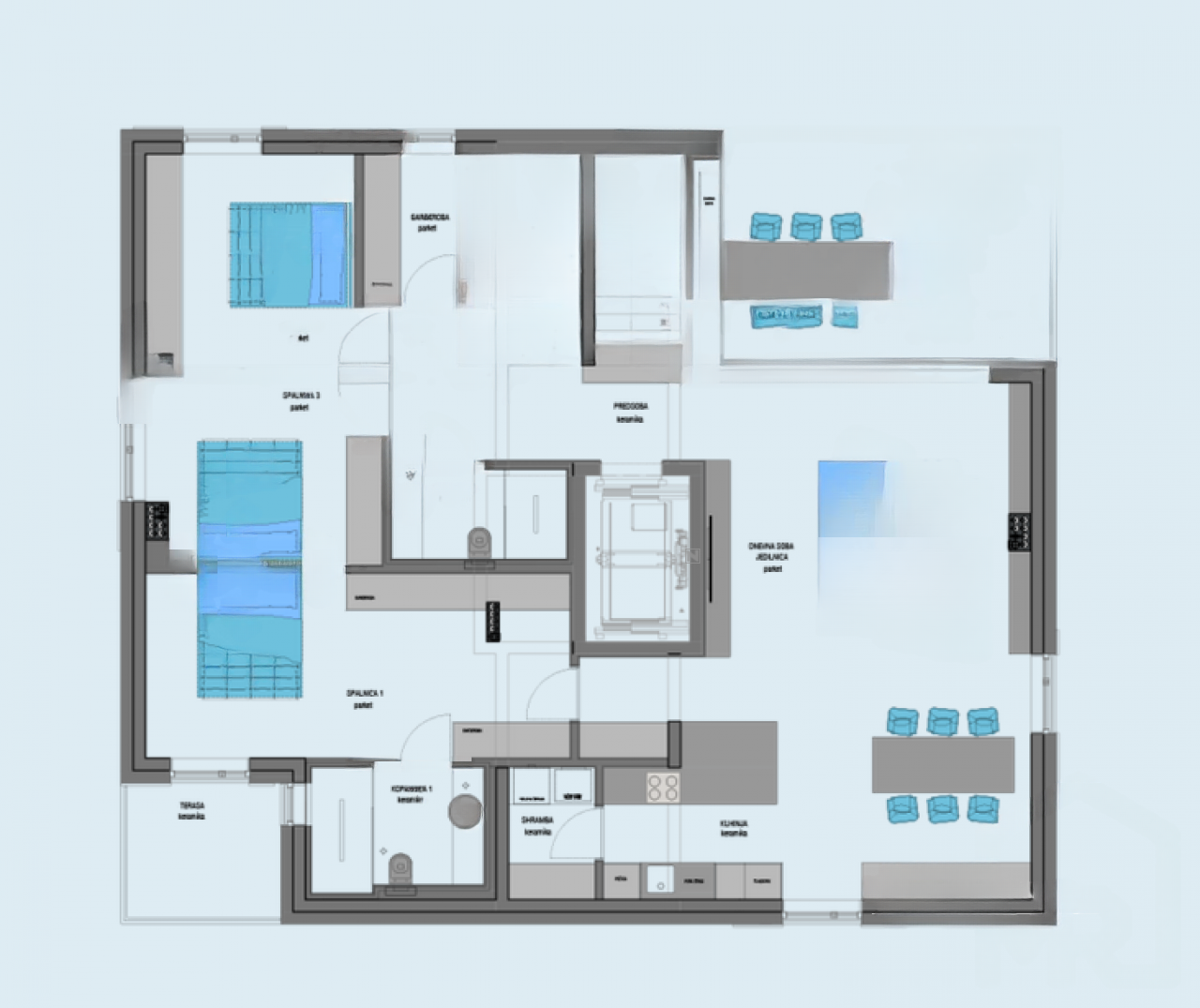 Квартира в Изоле, Словения, 128 м² - фото 16