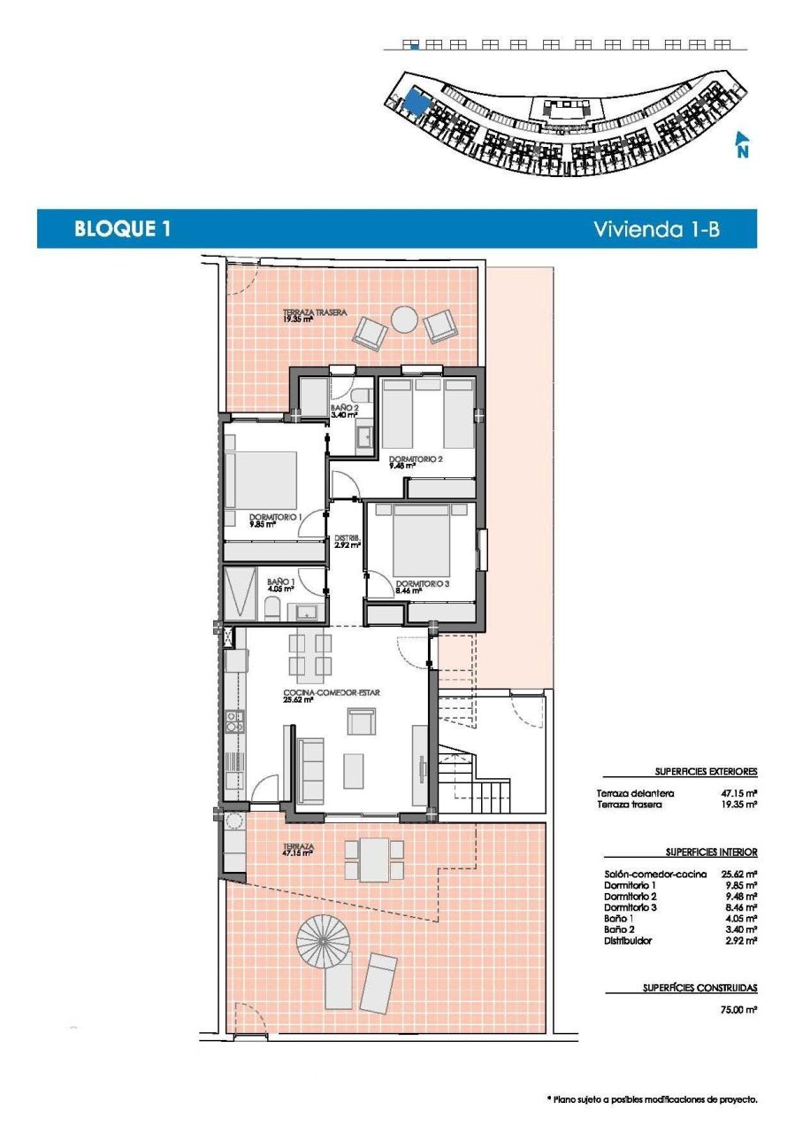 Бунгало в Пилар-де-ла-Орадада, Испания, 75 м² - фото 8