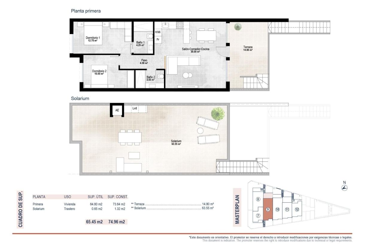 Бунгало в Сан-Педро-дель-Пинатаре, Испания, 74 м² - фото 10