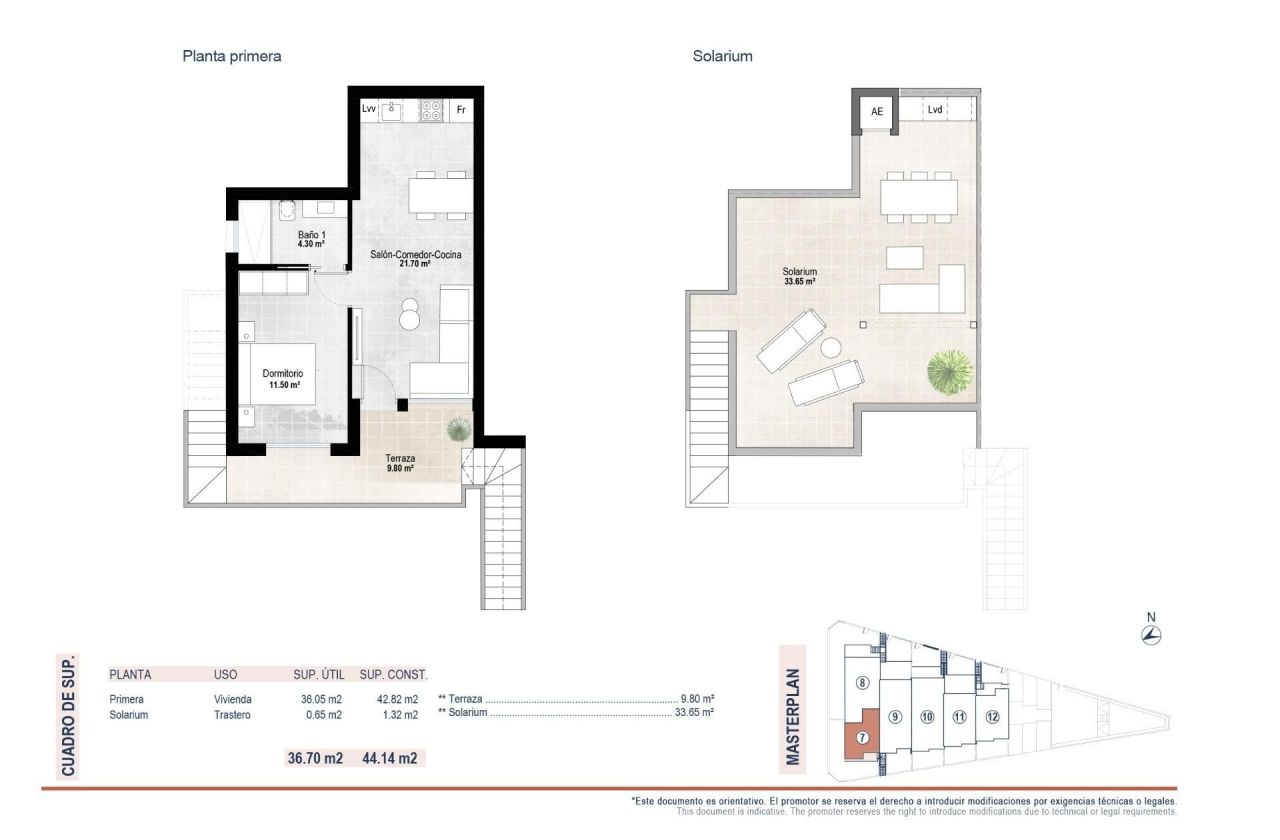Бунгало в Сан-Педро-дель-Пинатаре, Испания, 44 м² - фото 10