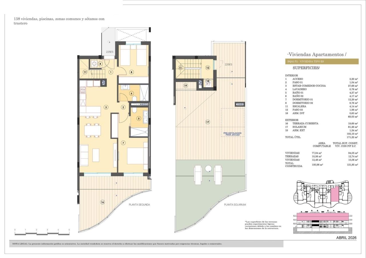Пентхаус в Финестрате, Испания, 100 м² - фото 18