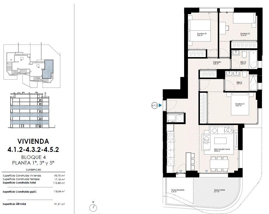 Апартаменты в Вильяхойосе, Испания, 118 м² - фото 18