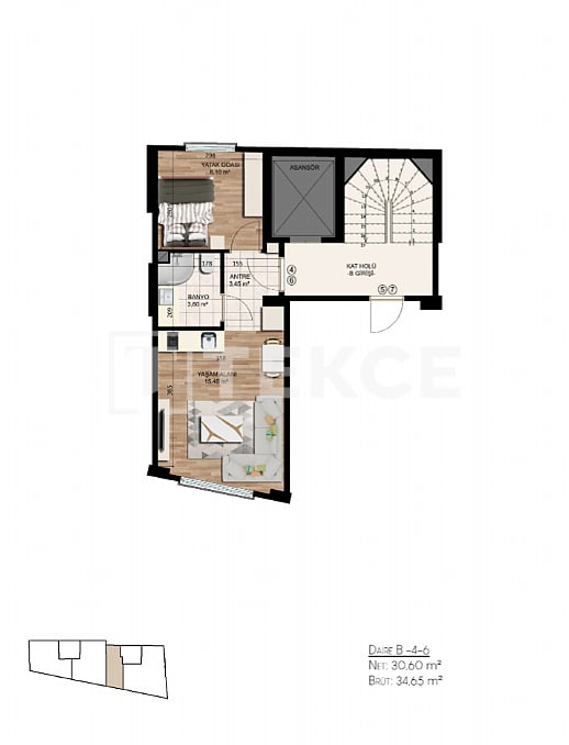 Апартаменты в Стамбуле, Турция, 136 м² - фото 5