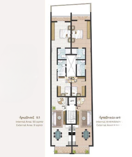 Квартира в Бальцане, Мальта, 104 м² - фото 1