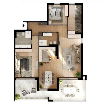 Квартира в Умаге, Хорватия, 133.6 м² - фото 10