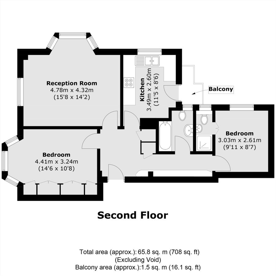 Квартира в Лондоне, Великобритания, 66 м² - фото 7
