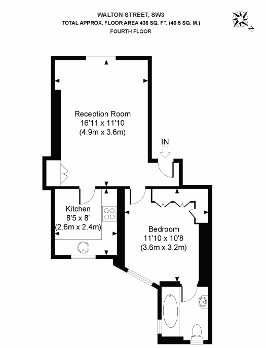 Квартира в Лондоне, Великобритания, 41 м² - фото 8