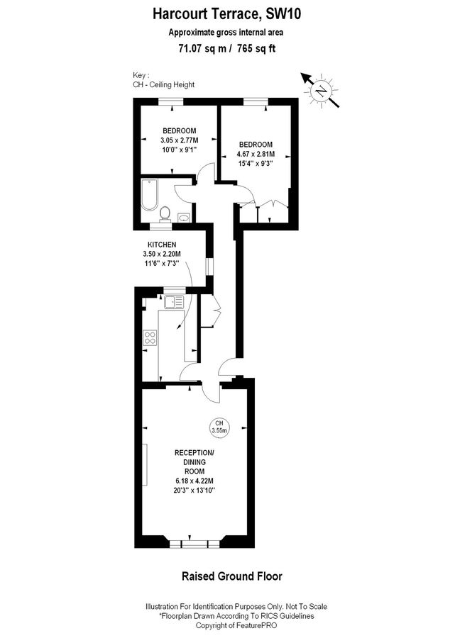 Квартира в Лондоне, Великобритания, 71 м² - фото 9