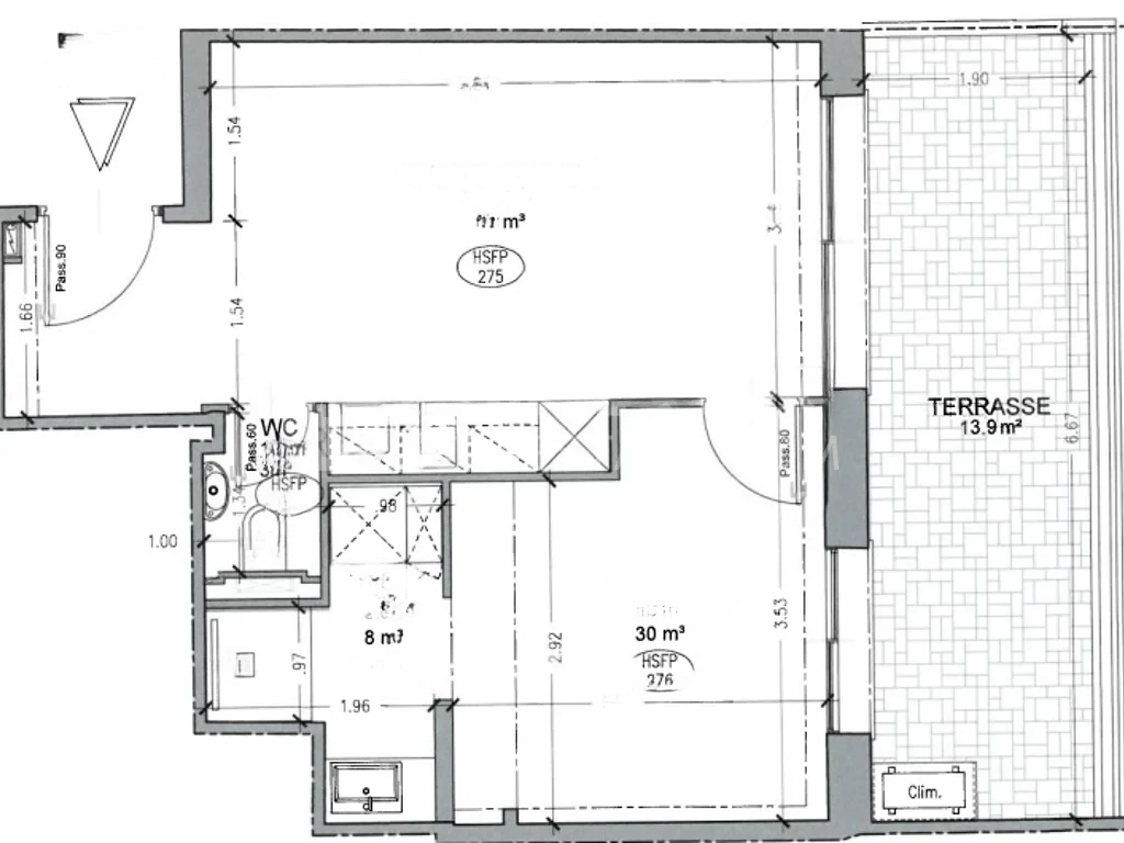 Квартира в Монако, Монако, 56 м² - фото 11