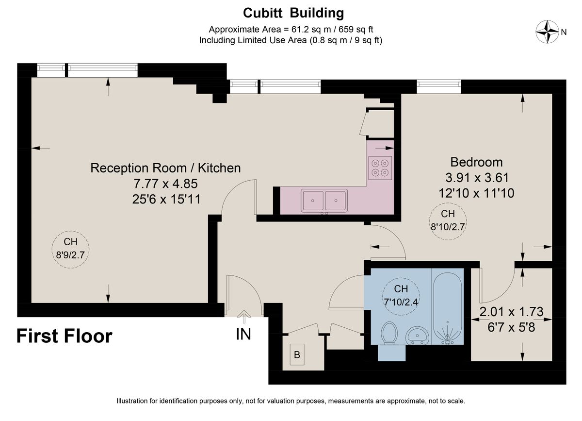 Квартира в Лондоне, Великобритания, 61 м² - фото 11