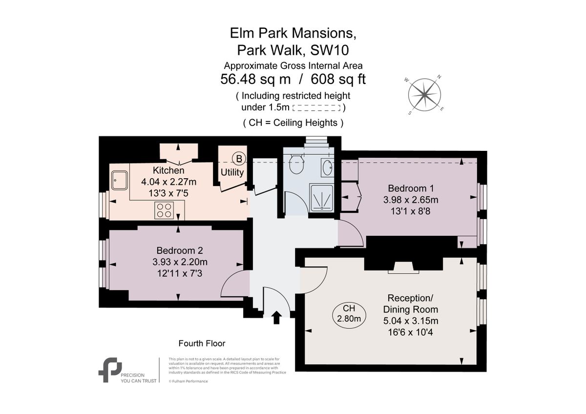 Квартира в Лондоне, Великобритания, 57 м² - фото 15