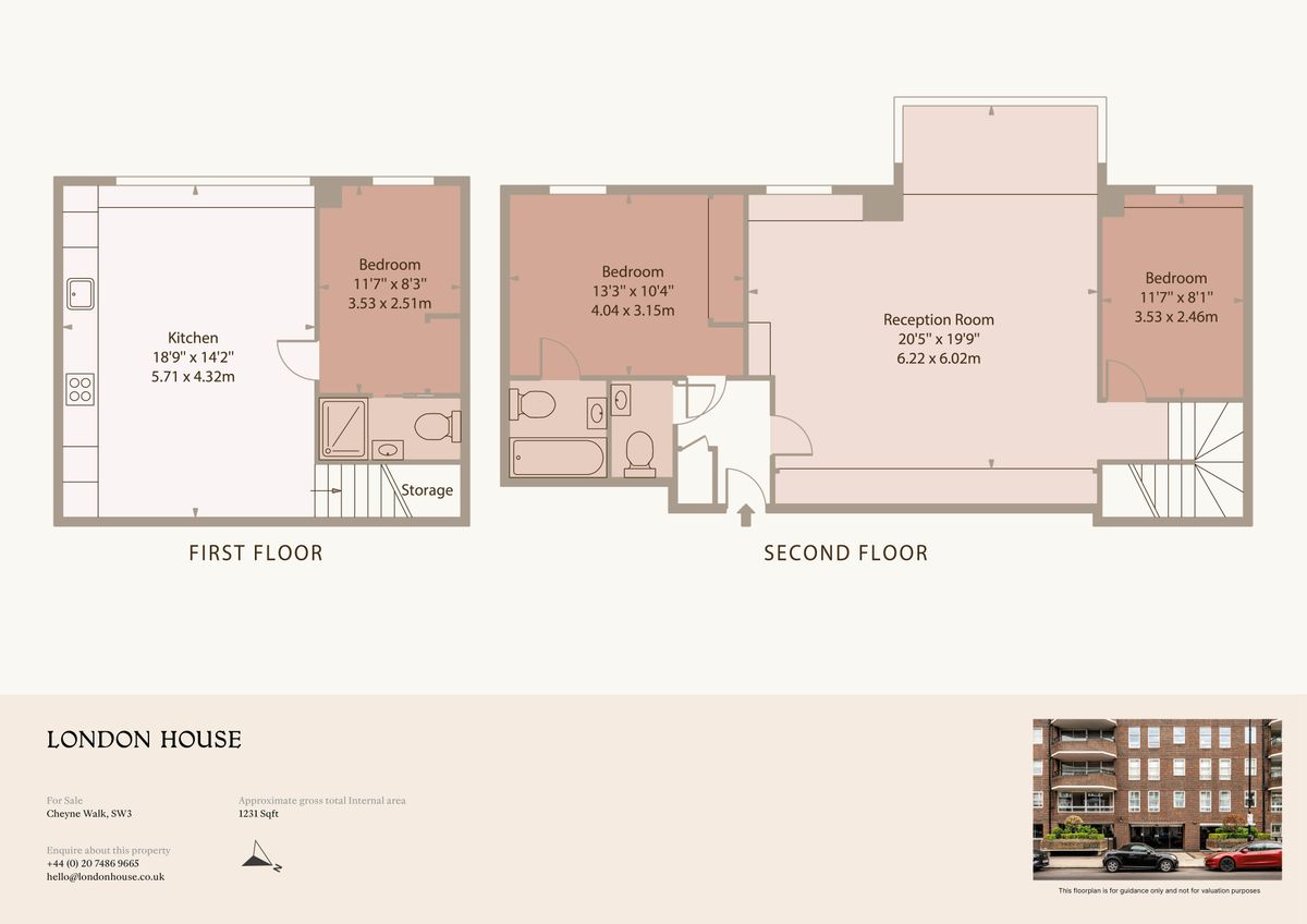 Квартира в Лондоне, Великобритания, 114 м² - фото 15
