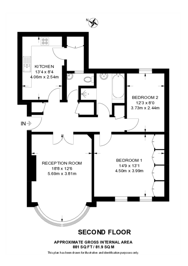 Квартира в Лондоне, Великобритания, 82 м² - фото 6