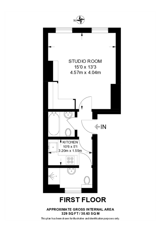 Квартира в Лондоне, Великобритания, 31 м² - фото 8