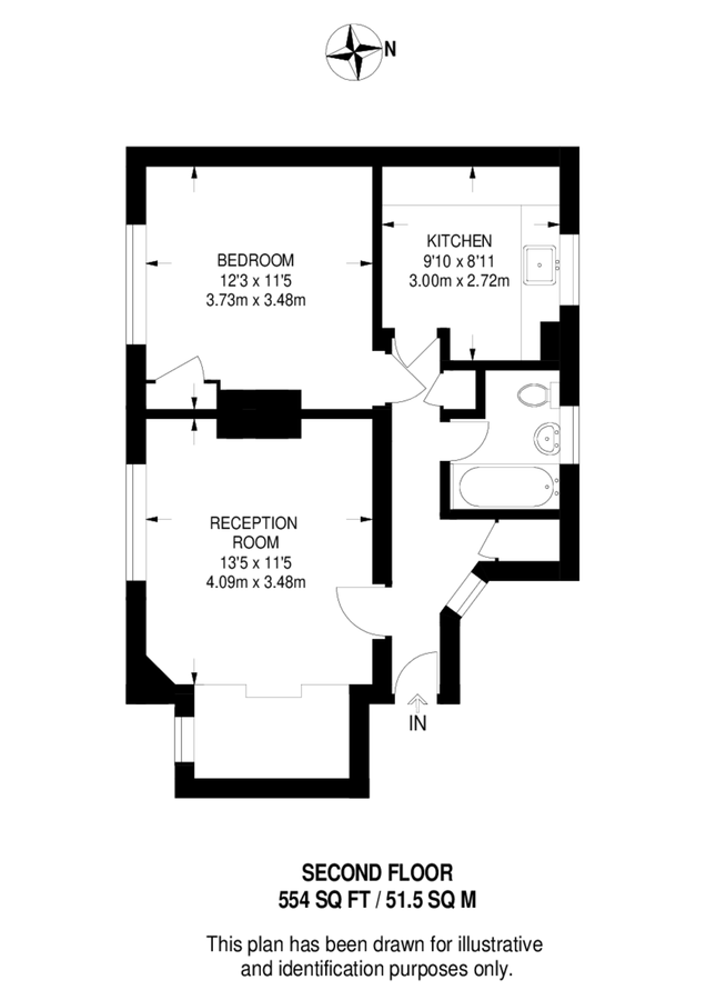 Квартира в Лондоне, Великобритания, 52 м² - фото 8