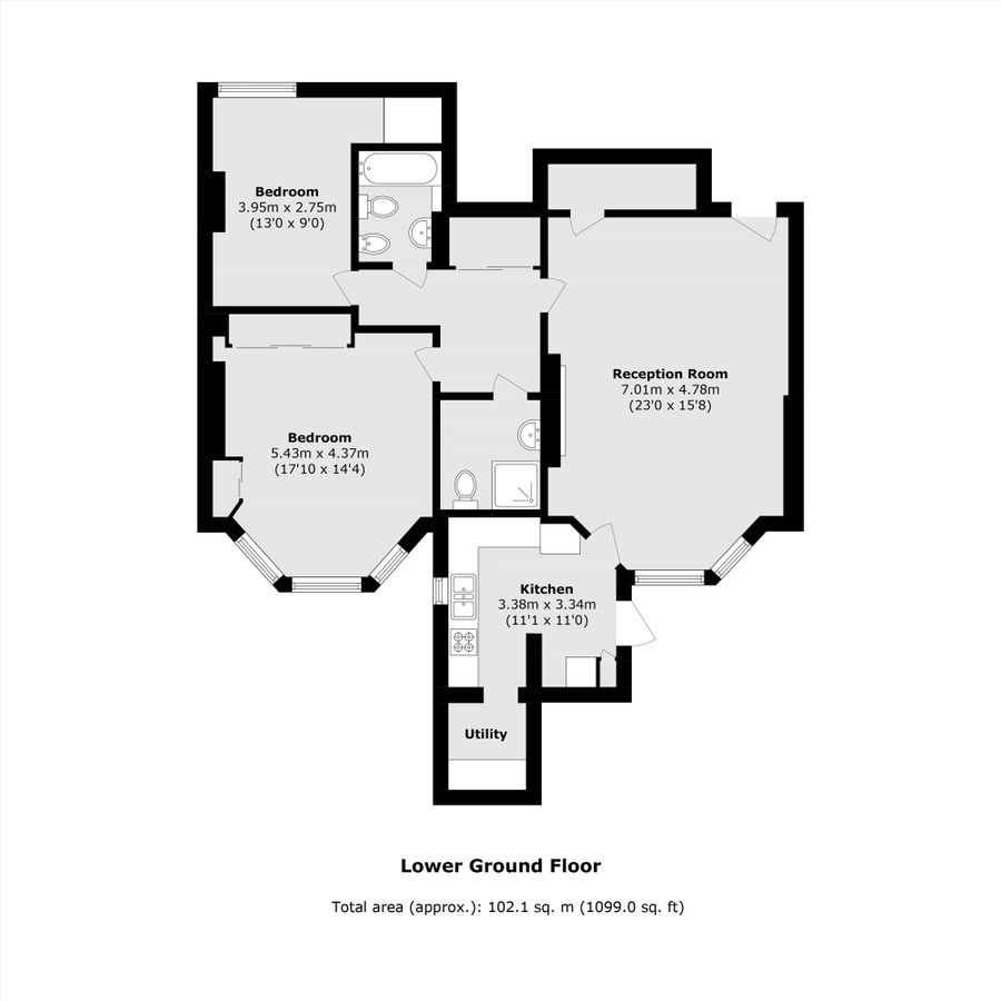 Квартира в Лондоне, Великобритания, 102 м² - фото 8