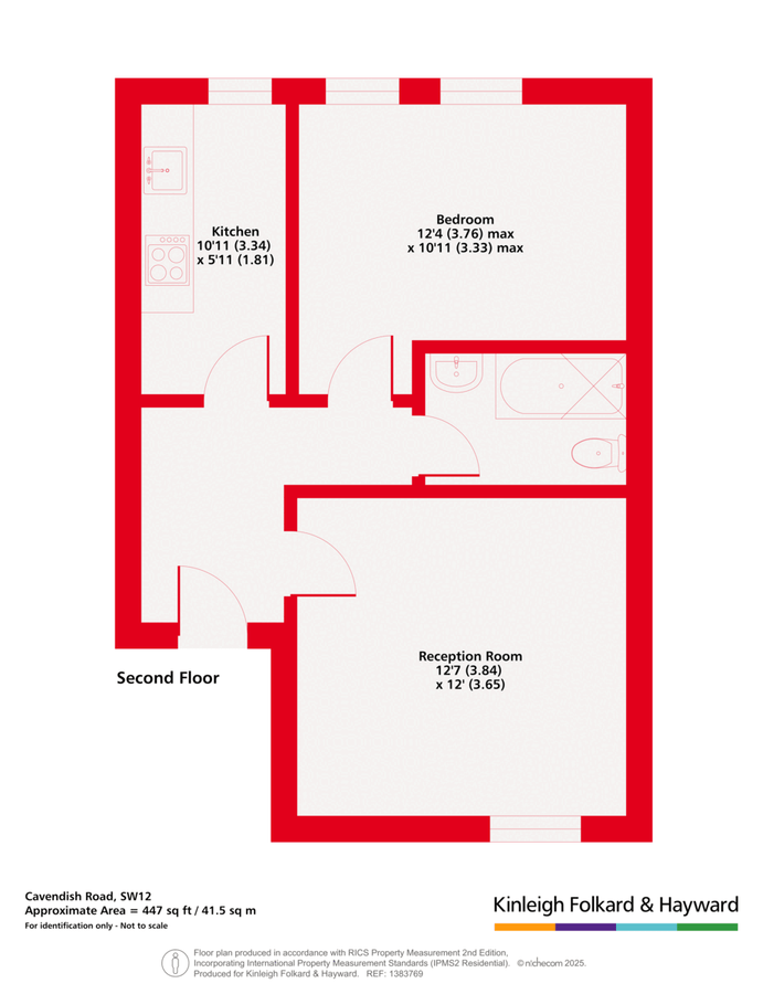 Квартира в Лондоне, Великобритания, 42 м² - фото 9