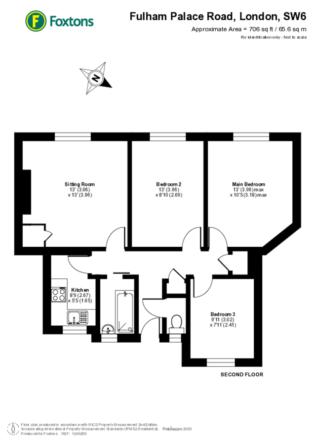 Квартира в Лондоне, Великобритания, 66 м² - фото 10