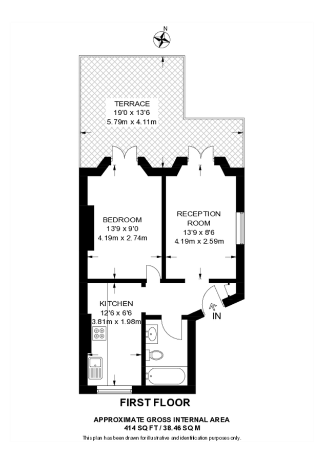 Квартира в Лондоне, Великобритания, 39 м² - фото 11