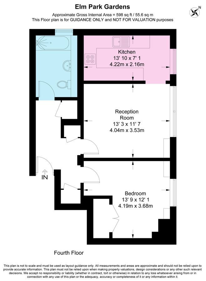 Квартира в Лондоне, Великобритания, 56 м² - фото 11
